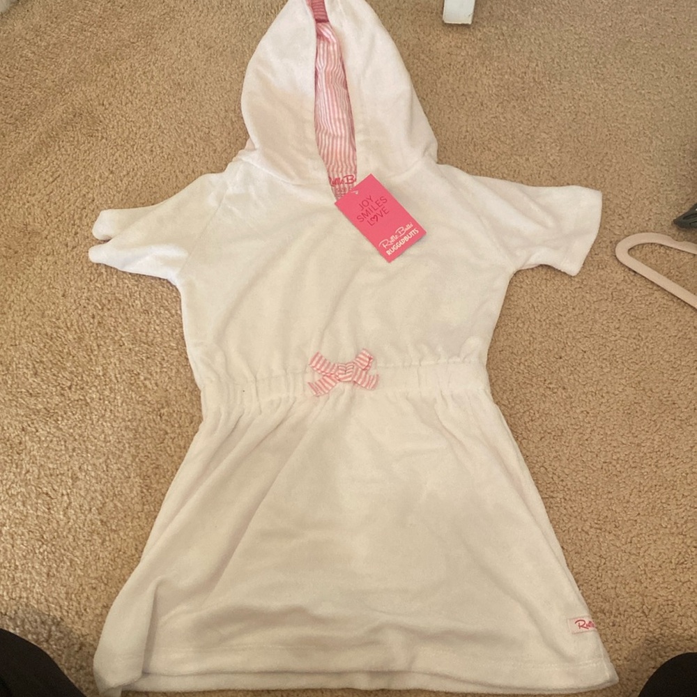 Ruffle butts swim cover-up